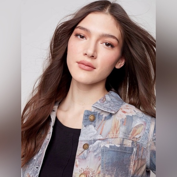 Charlie B Printed Reversible Jean Jacket - Picture 12 of 17